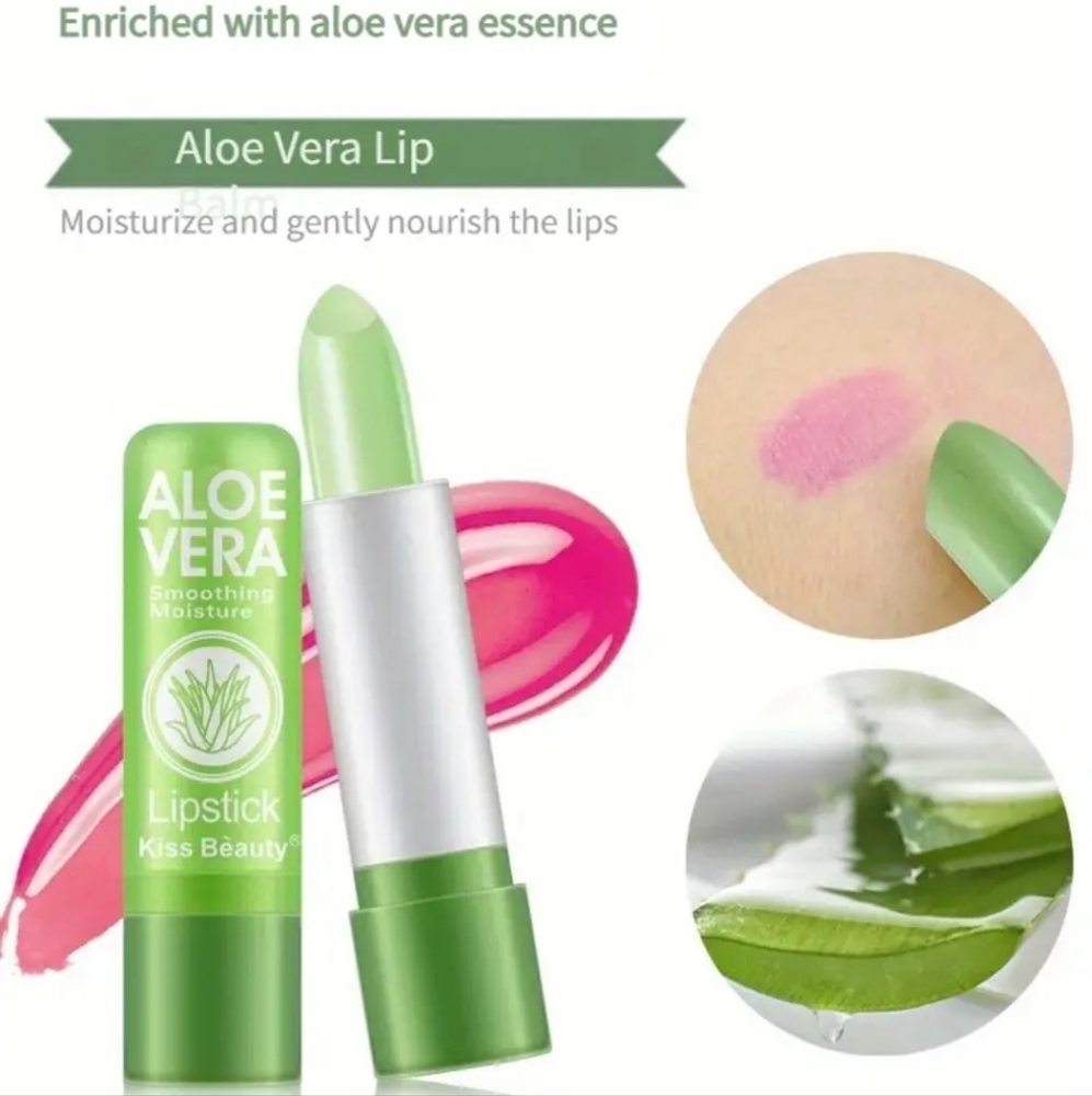 Kiss Beauty Aloe Vera Temperature Changing Lipstick